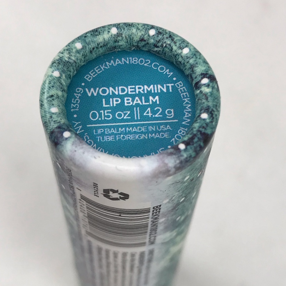 Beekman 1802 Goat Milk Shea Butter Wondermint Lip Balm New - Picture 2 of 5